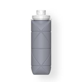 Mini Telescopic Silicone Cup (Color: Gray)
