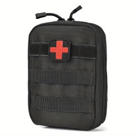 Multifunctional MOLLE Medical Kit Bag (Color: Black)