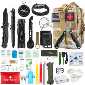 Emergency Multifunctional Survival Kit (Color: CP, Ships From: China)