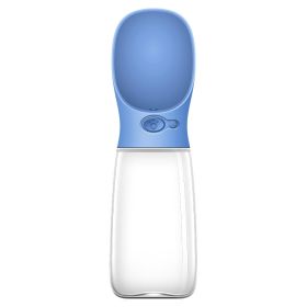 Pet Portable Water Bottle Cup (Color: Sea blue, Style: 550ML)