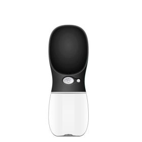 Pet Portable Water Bottle Cup (Color: Black, Style: 350ML)