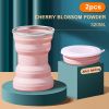 Silicone Folding Water Cup with Lid