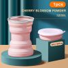 Silicone Folding Water Cup with Lid