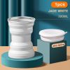 Silicone Folding Water Cup with Lid