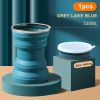 Silicone Folding Water Cup with Lid