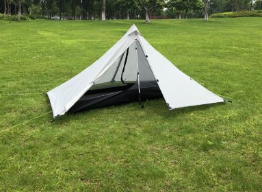 Ultra-Light 1-2 People Camping Tent (Color: White)
