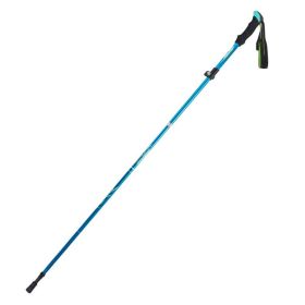 Folding Trekking Walking Sticks (Color: Sky Blue, Type: Walking Sticks)