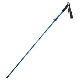 Folding Trekking Walking Sticks (Color: Blue, Type: Walking Sticks)