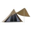 Easy Setup Teepee-style Camping Tent with Porch: 2-3 Person
