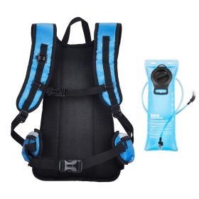 Hydration Backpack, 15L Insulated Hydration Pack Backpack with 3L TPU Water Bladder (Color: Blue, Type: Flanker)