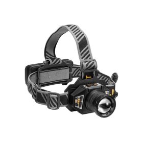 Rechargeable Head Lamp (Color: Black, Type: Headlamp)