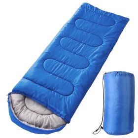 3-season Lightweight Sleeping Bag (Color: Royal Blue, size: One size)