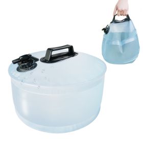 13L Water Bag,Portable Foldable Water Container,Durable And Leak-Proof Water Bucket (Style: 13L transparent water tank)