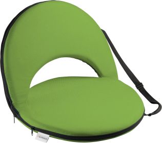 Reclining Stadium Seat - Waterproof, 6-Position Comfort (Color: Lime, size: 21" Wide)