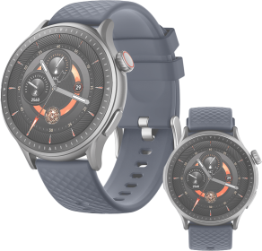 Fitness Tracker Smart Watch Bluetooth Calling Heart Rate Monitor Waterproof 3ATM (Color: Blue)