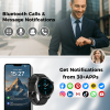 Fitness Tracker Smart Watch Bluetooth Calling Heart Rate Monitor Waterproof 3ATM