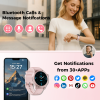 Fitness Tracker Smart Watch Bluetooth Calling Heart Rate Monitor Waterproof 3ATM