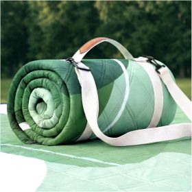 Waterproof Picnic Blanket Extra Large (size: Abstract Sage Green  80''*80'')