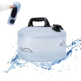 13L Portable Water Bag, Durable Leak-Proof Bucket, Collapsible Water Container (Style: 13L Vintage Style Water Storage Container)