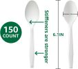100% Compostable  Knives Forks Spoons