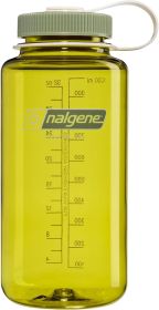 32 oz Wide Mouth Water Bottle | BPA-Free, Durable & Leak Proof (Color: Endive w/ Oil Green)