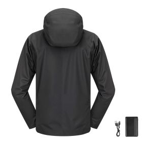 Heated Jacket for Men with 7.4V Battery, Soft Shell Electric Heating Coat (Clothing Size: XXXL Size, Clothing Style: Men's Style)