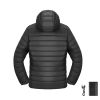 Heated Jacket for Women with 7.4V Battery, Soft Shell Electric Heating Coat, Windproof Lightweight Outerwear with 4 Heating Zones & 3 Heat Settings