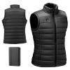 Heated Vest, Electric Heating Vest with 16000 mAh Battery Pack, 8 Heating Zones Lightweight Rechargeable Winter-Vest with 3 Levels