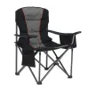 Folding Camping Chair Portable Padded Oversized Chairs with Cup Holders