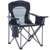 Folding Camping Chair Portable Padded Oversized Chairs with Cup Holders