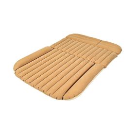 Air Mattress Travel Sleeping Pad for Backseat (Color: Yellow, Type: Sleeping Pad)