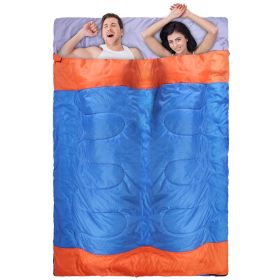 3 Person Sleeping Bag - Lightweight Water Resistant 3-Season (Color: 2 Person)