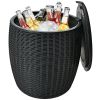 Rattan  4-in-1 Cool Bar Cocktail Table
