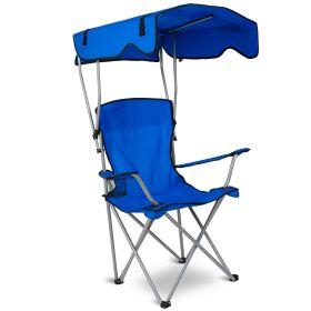 Folding Canopy Chair  330LBS Load (Color: Blue)