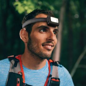LED Headlamp with 6 lighting modes (Color: Black)