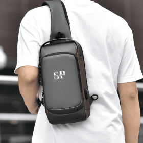 Anti-Theft Bag (Color: Grey Gold)