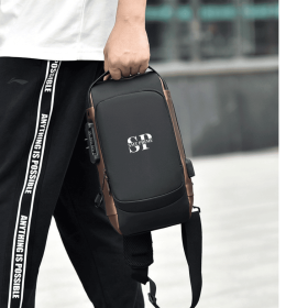 Anti-Theft Bag (Color: BlackGold)