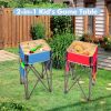 Folding Camping Table with Large Capacity Storage Sink