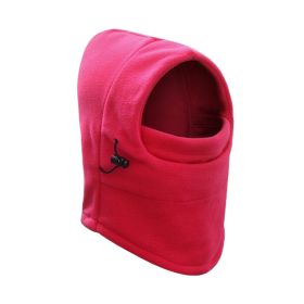 Multifunctional Thermal Windproof Hat (Color: Red, Type: Hat)