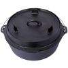 Cast Iron Deep Pot