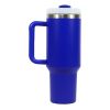 40oz Tumbler, With Handle And Straw Lid