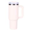 40oz Tumbler, With Handle And Straw Lid