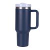 40oz Tumbler, With Handle And Straw Lid