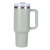 40oz Tumbler, With Handle And Straw Lid
