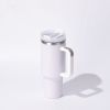 40oz Tumbler, With Handle And Straw Lid
