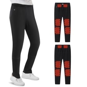Heated Pants with 12 Heating Zones 5V USB Powered Heating (size: 3XL)
