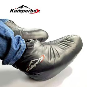 Kamperbox Down Booties (Color: Black)