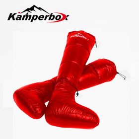 Kamperbox Down Boots (Color: Red)
