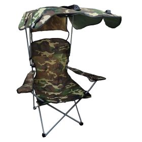 Folding Canopy Chair  330LBS Load (Color: Camouflage)