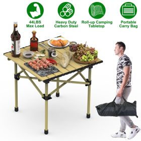 Folding Camping Table with Carry Bag (size: S)